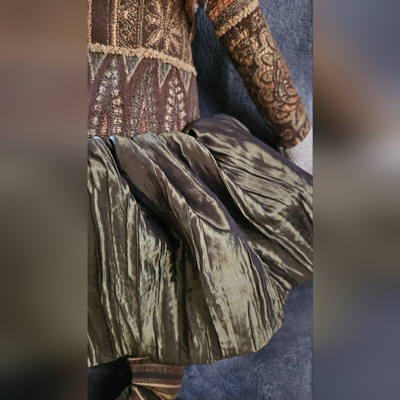 2013 Woof & Poof 30" Fall Scarecrow Girl Doll Shelf sitter Hard To Find. - Picture 3 of 10